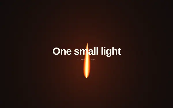 Flame — candle