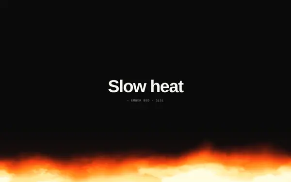 Flame — ember bed