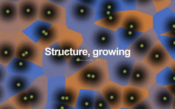 Voronoi crystal